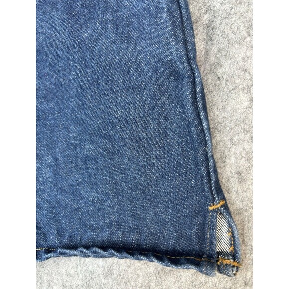 Vintage Levi's Denim Shorts Blue Women Orange Tab Button Fly Size 29 - Picture 3 of 12